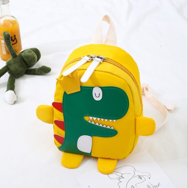 Happy Crown Dinosaur School Bag Backpack - immagine 4