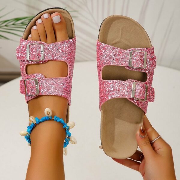 Pantofole Double Buckle Sandals - immagine 6