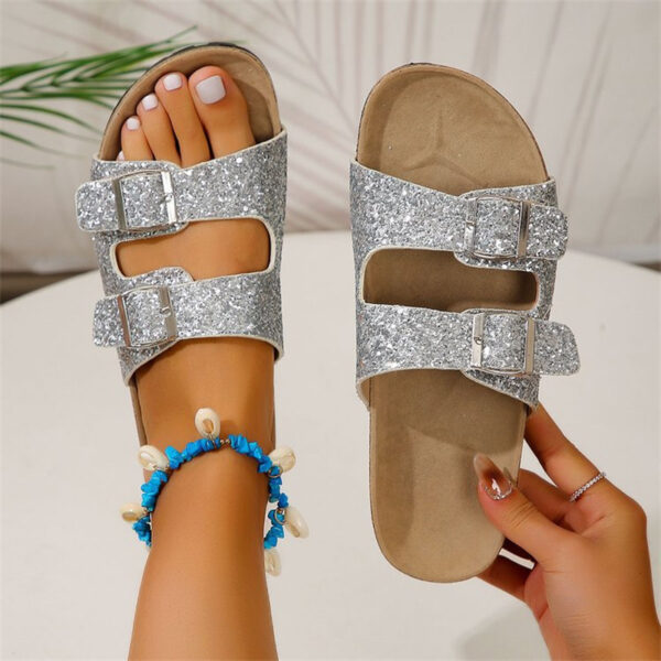 Pantofole Double Buckle Sandals - immagine 7