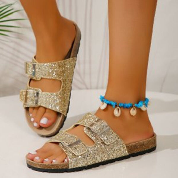 Pantofole Double Buckle Sandals - immagine 3