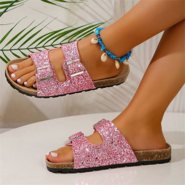 Pantofole Double Buckle Sandals - immagine 4